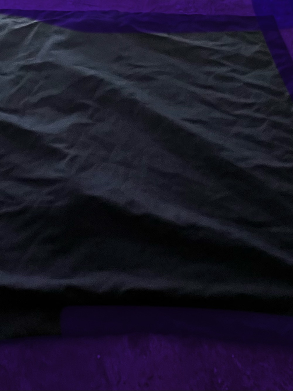 Blue standard pillow case